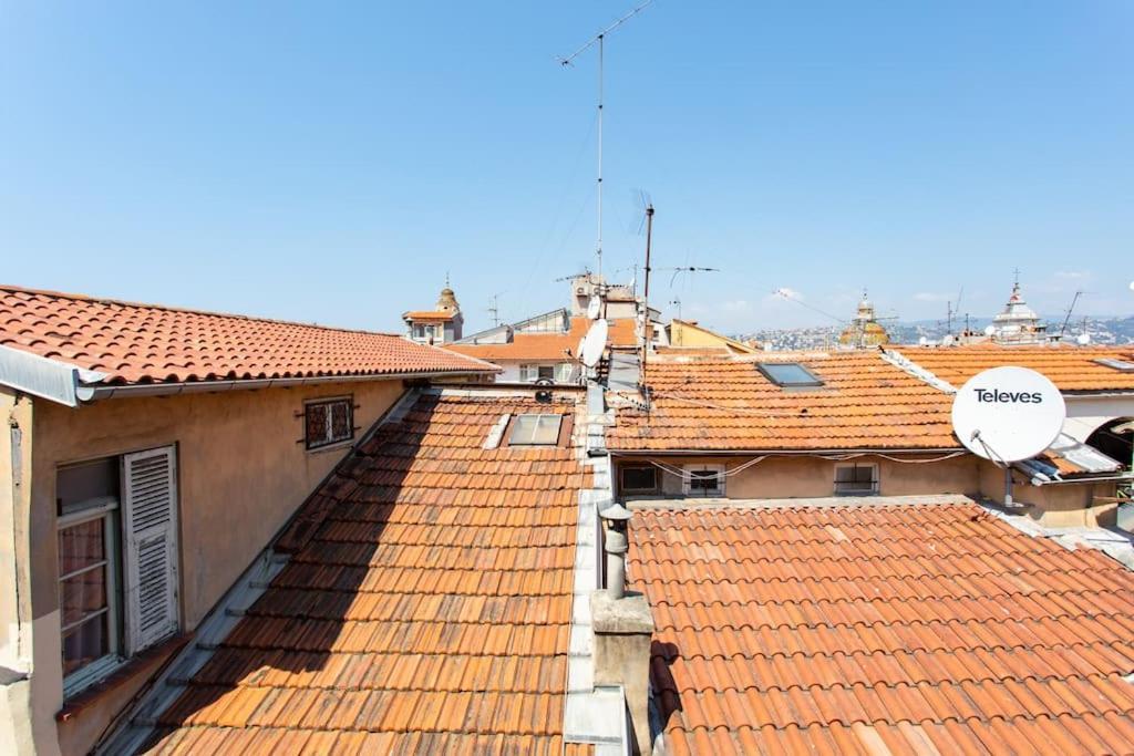 L16 Suite Malonat Vieux Nice 1 Min Mer/ 2 Chbres & Ac Luaran gambar
